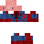 Blue skin: raw texture render