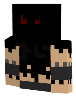 Black skin: bust render