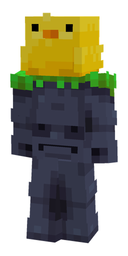Blue skin: body, front render