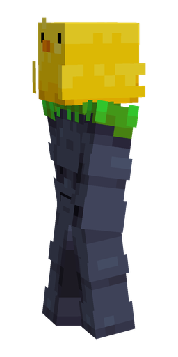 Blue skin: body, left side render