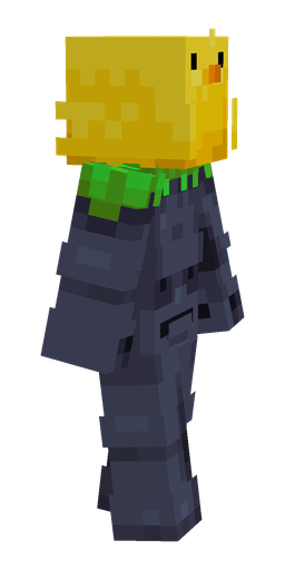Blue skin: body, right side render