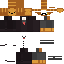 Black skin: raw texture render