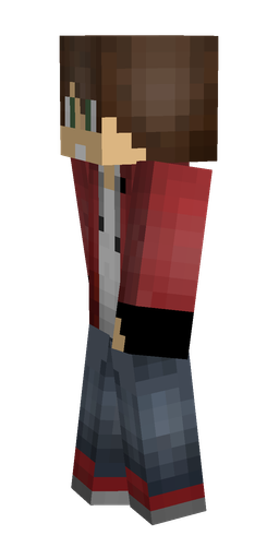 Black skin: body, left side render