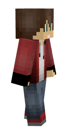 Black skin: body, right side render
