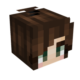Brown skin: head render