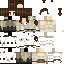 Brown skin: raw texture render