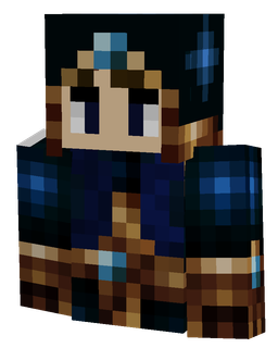Black skin: bust render