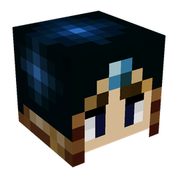 Black skin: head render
