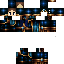 Black skin: raw texture render