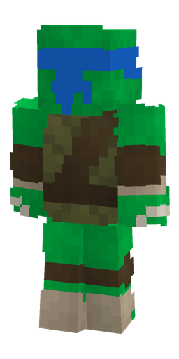 Brown skin: body, back render