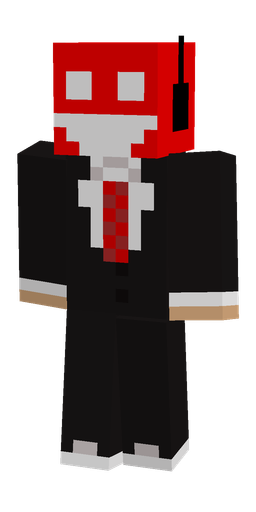 Black skin: body, front render