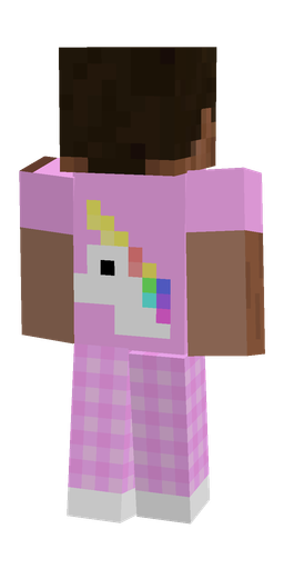 Brown skin: body, back render