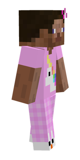 Brown skin: body, right side render