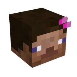 Brown skin: head render
