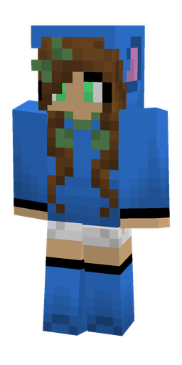 Blue skin: body, front render