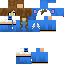 Blue skin: raw texture render