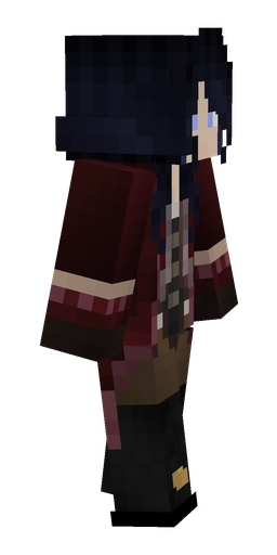 Black skin: body, right side render