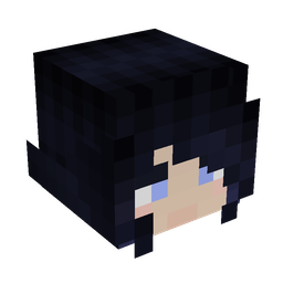 Black skin: head render