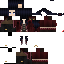 Black skin: raw texture render