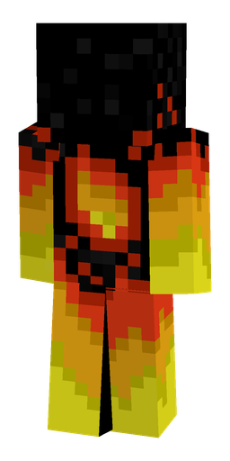 Black skin: body, back render