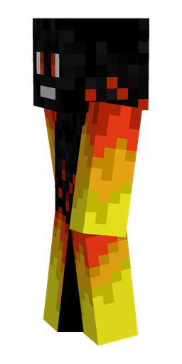 Black skin: body, left side render