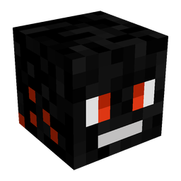 Black skin: head render