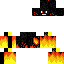 Black skin: raw texture render