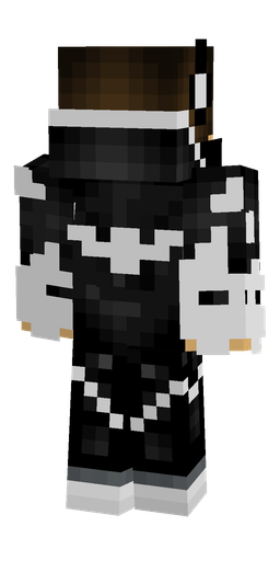Black skin: body, back render