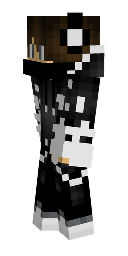 Black skin: body, left side render
