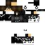 Black skin: raw texture render