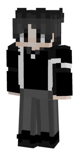 Black skin: body, front render