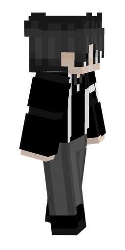 Black skin: body, right side render