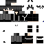 Black skin: raw texture render