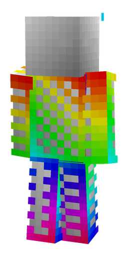 Gray skin: body, back render