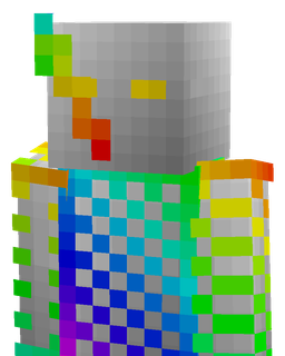 Gray skin: bust render
