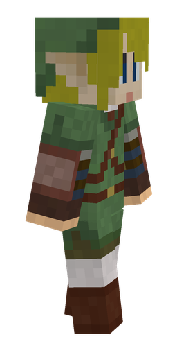 Brown skin: body, right side render