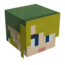 Brown skin: head render