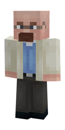 Black skin: body, front render