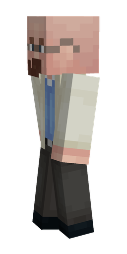 Black skin: body, left side render