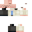 Black skin: raw texture render