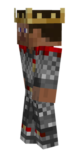 Black skin: body, left side render
