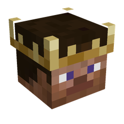 Black skin: head render