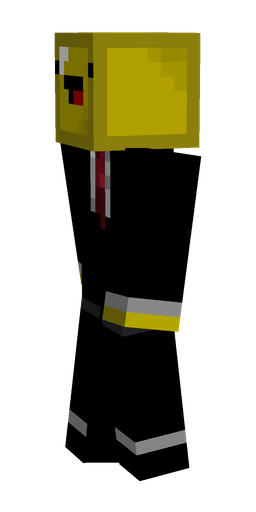 Black skin: body, left side render