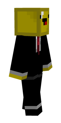 Black skin: body, right side render