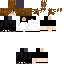 Black skin: raw texture render
