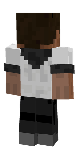 Black skin: body, back render