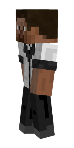 Black skin: body, left side render
