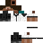 Black skin: raw texture render
