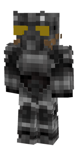 Black skin: body, front render