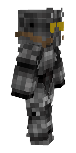 Black skin: body, right side render